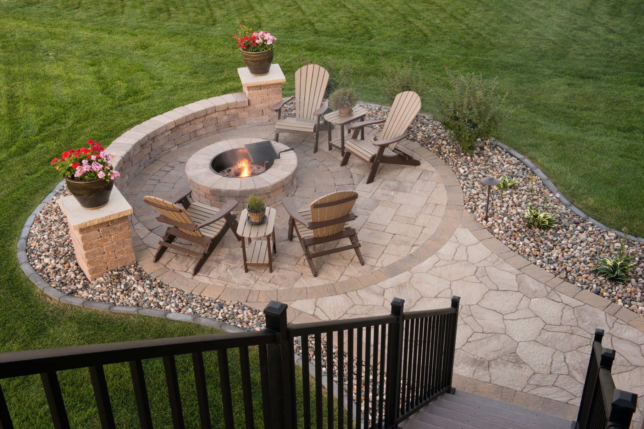compact stylish outdoor dining
