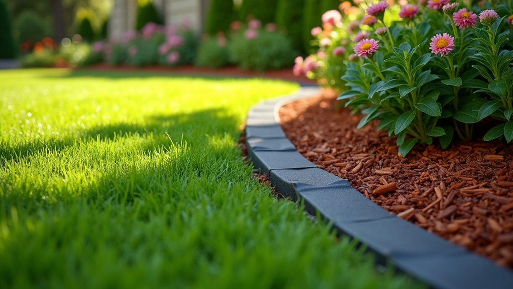 clean landscape border edging