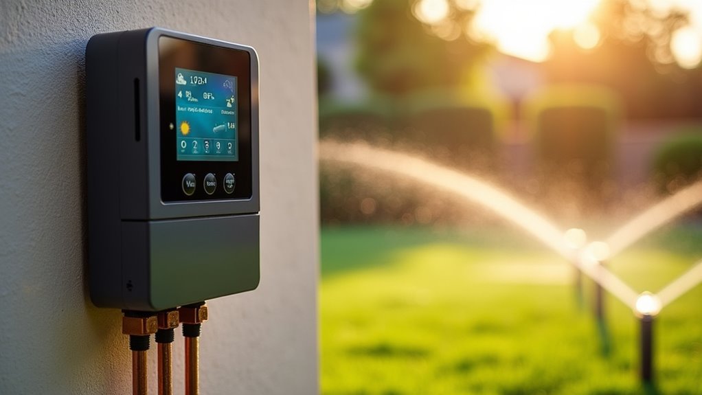 convenient automated lawn watering timers