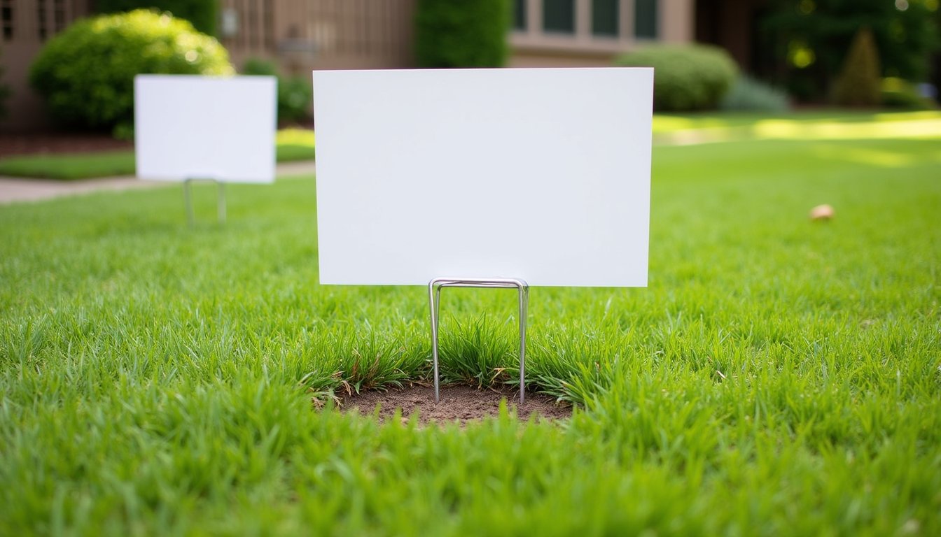 quick easy versatile lawn signs