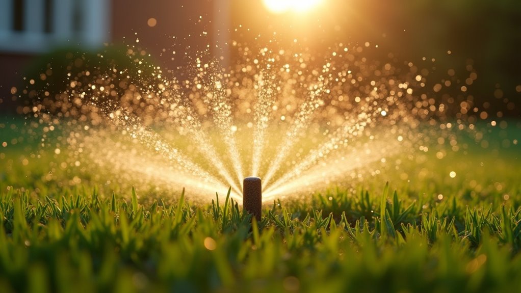 early morning early evening watering