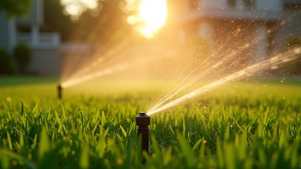 efficient lawn watering schedule 2025