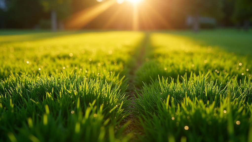 maintain appropriate mowing height for water retention