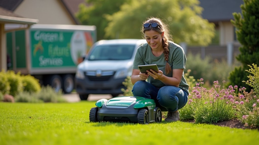 sustainable eco friendly organic carbon neutral lawn care