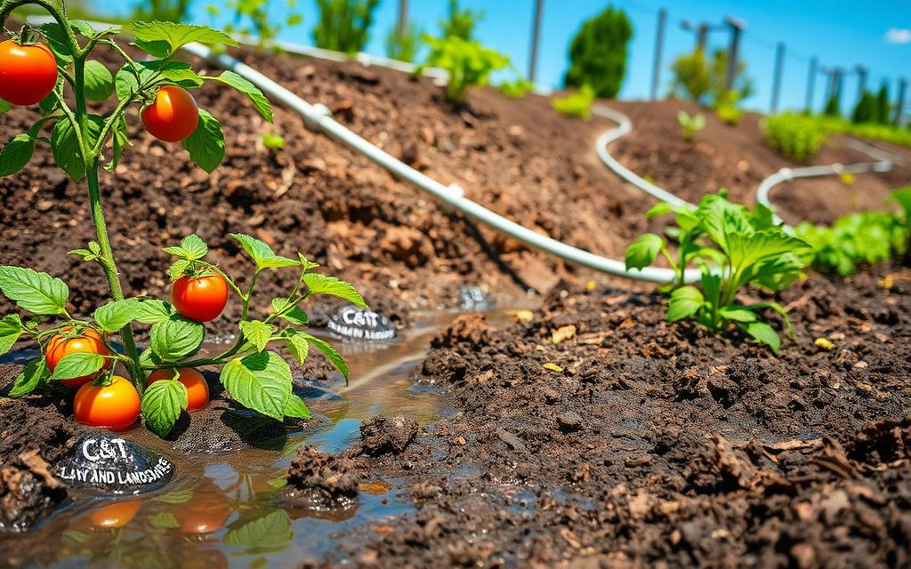 Garden bed drainage issues
