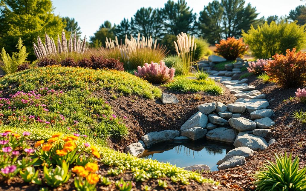 functional rain garden design